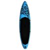 Conjunto prancha de paddle SUP insuflável 320x76x15 cm azul - Image 3