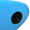 Conjunto prancha de paddle SUP insuflável 320x76x15 cm azul - Image 9