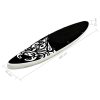 Conjunto prancha de paddle SUP insuflável 305x76x15 cm preto - Image 11