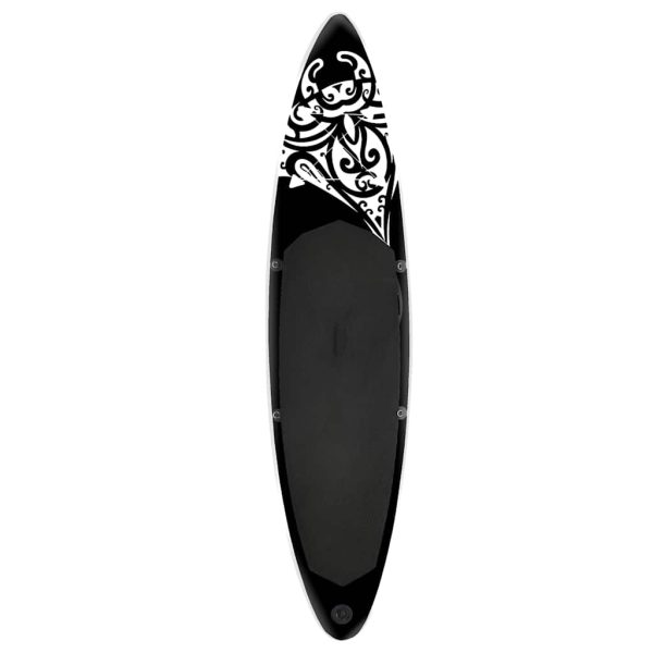 Conjunto prancha de paddle SUP insuflável 305x76x15 cm preto - Image 4