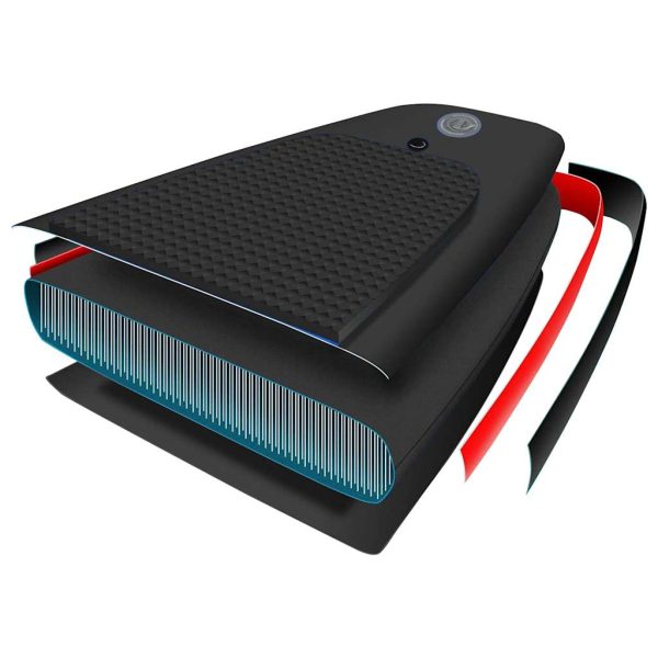 Conjunto prancha de paddle SUP insuflável 305x76x15 cm preto - Image 8