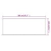 Toldo vertical 140x360 cm tecido oxford cinza-acastanhado - Image 5