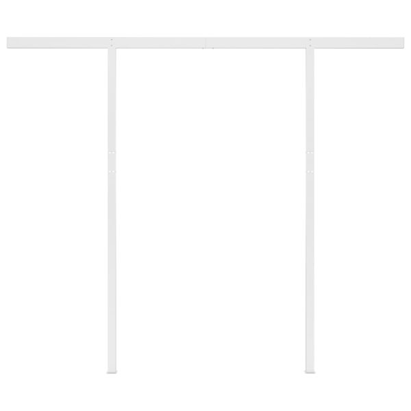 Toldo automático LED e sensor de vento 3x2,5 m azul e branco - Image 5