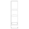 Suporte de vasos c/ 4 prateleiras 43x22x76 cm metal branco - Image 3