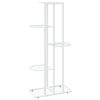 Suporte de vasos c/ 5 prateleiras 43x22x98 cm metal branco - Image 4