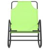 Espreguiçadeiras baloiço 2 pcs aço e textilene verde - Image 3