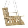 Banco de baloiçar 110 cm pinho impregnado - Image 4