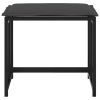 Bancos de jardim c/ almofadões 4 pcs aço e textilene preto - Image 3