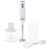 BATIDORA DE MANO ADLER 800W CON ACCESORIOS (PICADORA-LEVANTACLARAS-VASO MEDIDOR)