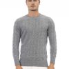 Alpha Studio Camisolas AU030C_9001GRIGIO