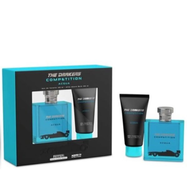 Ferrari The Drakers Competicion Acqua Eau De Toilete Spray 100ml Set 2 Piezas