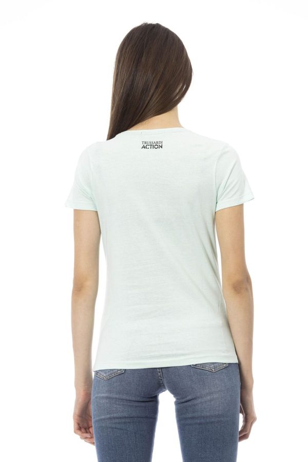 Trussardi Action Camiseta 2BT10_70Aquamarine - Image 3