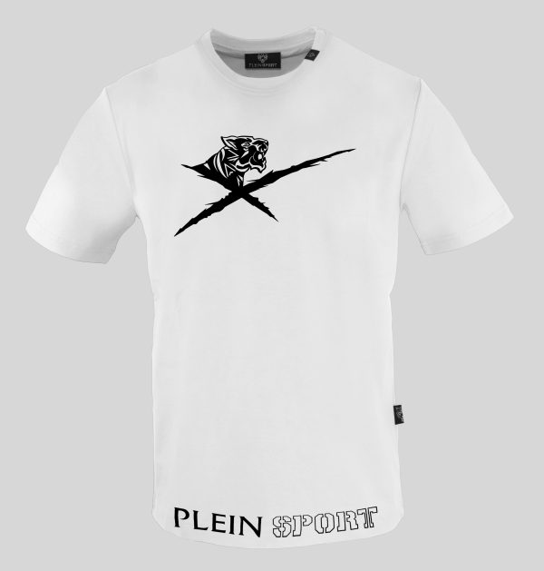 Plein Sport Camiseta TIPS41301_WHITE