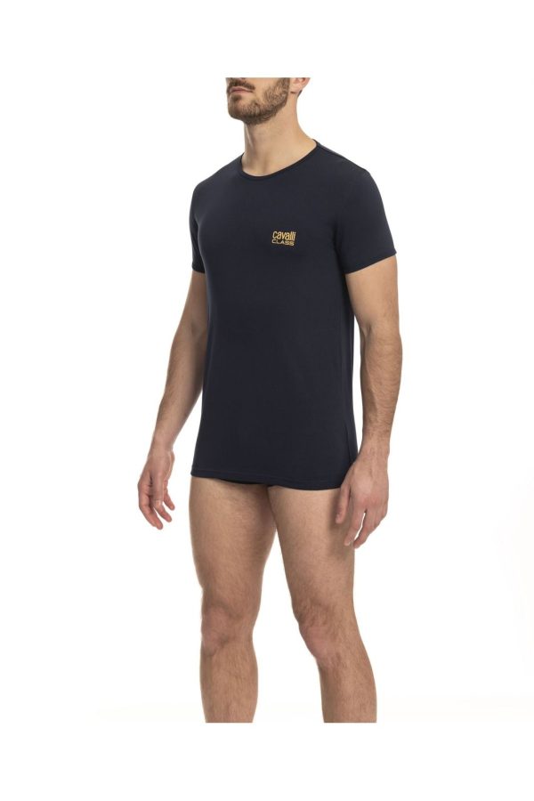 Cavalli Class Camiseta QXO03D_CLL1MTS03SI_NAVY