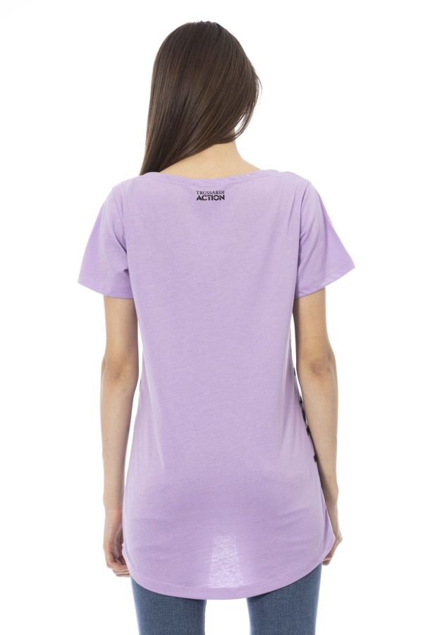 Trussardi Action Camiseta 2BT04A_27Lilac - Image 3