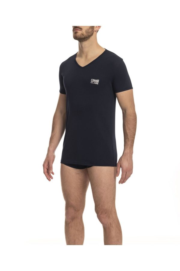 Cavalli Class Camiseta QXO03B_CLL1MTS02SI_NAVY