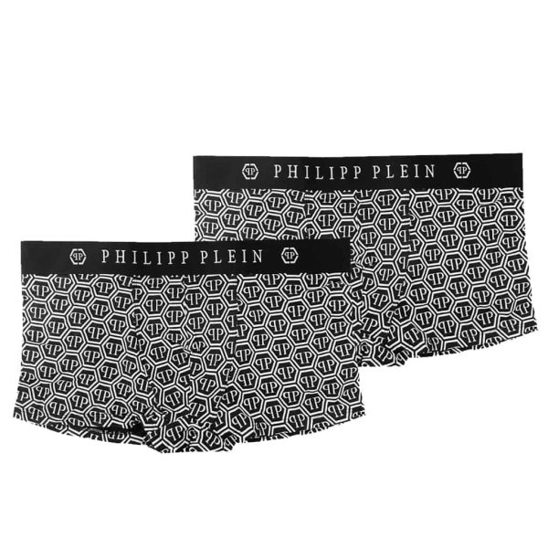 Philipp Plein Bermudão UUPB41-99_BI-PACK_BLK-WHT