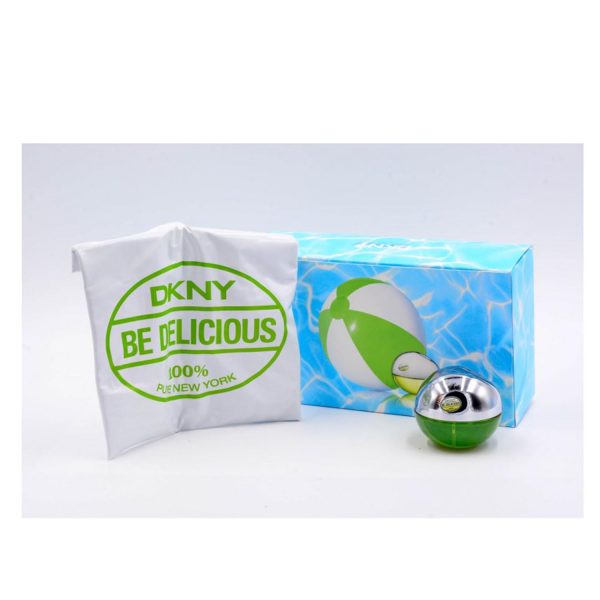 DONNA KARAN DKNY BE DELICIOUS EAU DE PARFUM 30ML VAPORIZADOR + PELOTA PLAYA 1U.