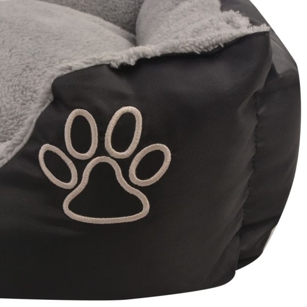 Cama para cães com almofada acolchoada tamanho S preto - Image 4