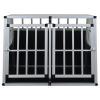 Transportadora para cães com porta dupla 94x88x69 cm - Image 3