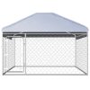 Canil de exterior com telhado 200x200x135 cm - Image 2