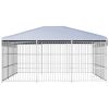 Canil de exterior com telhado 450x450x200 cm - Image 2