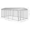 Canil de exterior com telhado 8x4x2,3 m - Image 5