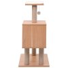 Árvore para gatos com tapete arranhador sisal 82 cm - Image 3