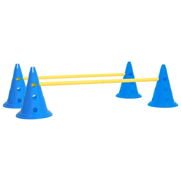 Conjunto de obstáculos para atividades caninas azul e amarelo - Image 2