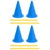 Conjunto de obstáculos para atividades caninas azul e amarelo - Image 4