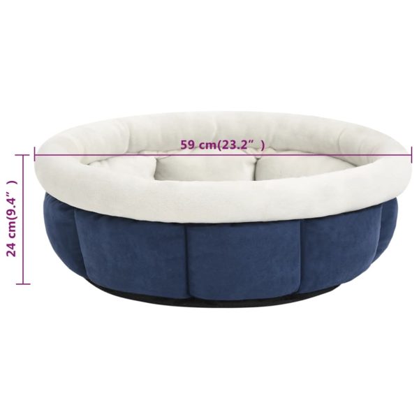 Cama para cães 59x59x24 cm azul - Image 6