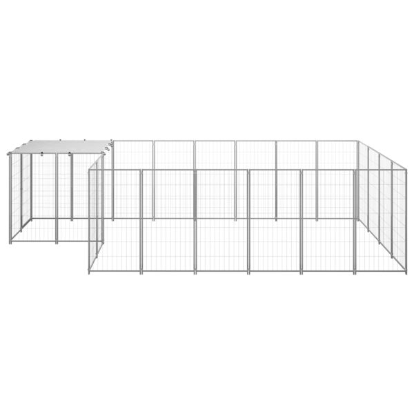 Canil 8,47 m² aço prateado - Image 2