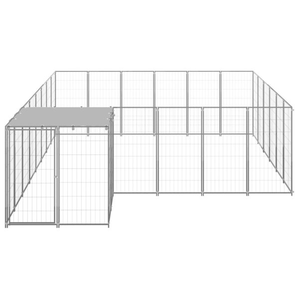 Canil 12,1 m² aço prateado - Image 2