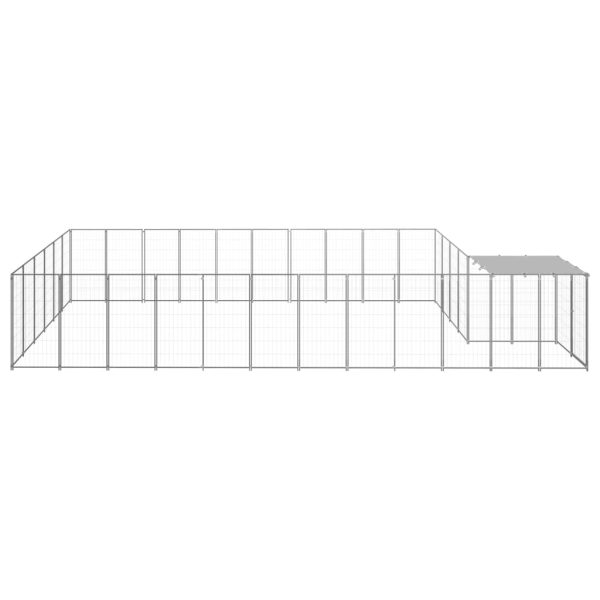 Canil 19,36 m² aço prateado - Image 3