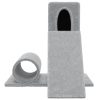 Árvore p/ gatos c/ poste arranhador sisal 59 cm cinzento-claro - Image 3