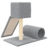 Árvore p/ gatos c/ poste arranhador sisal 59 cm cinzento-claro - Image 5