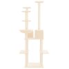 Árvore p/ gatos c/ postes arranhadores sisal 167 cm cor creme - Image 4