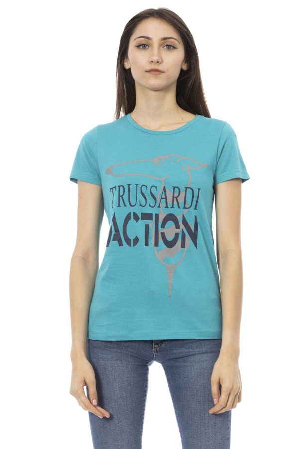 Trussardi Action Camiseta 2BT02_72Turquoise