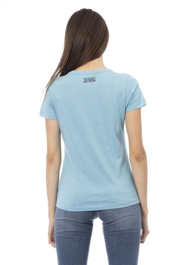 Trussardi Action Camiseta 2BT24_154Sky - Image 3