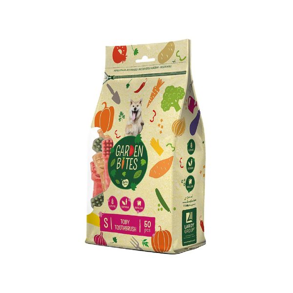 DUVO GARDEN BITES VEGGIE TOBY TOOTHBRUSH (BLISTER T-S 5 CM 500 GR ( 50 UNI ))