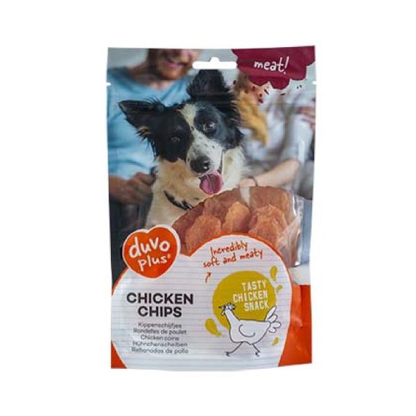 DUVO MEAT CHIPS DE POLLO BOLSA 80 GR