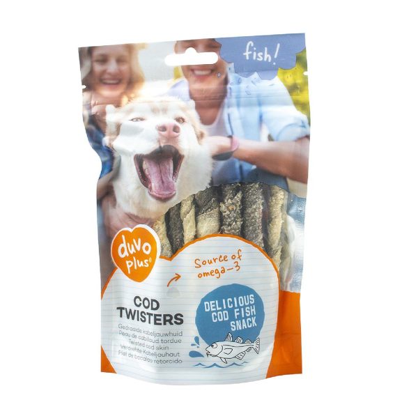 DUVO FISH BOLSA TWISTERS DE BACALAO 100 GR