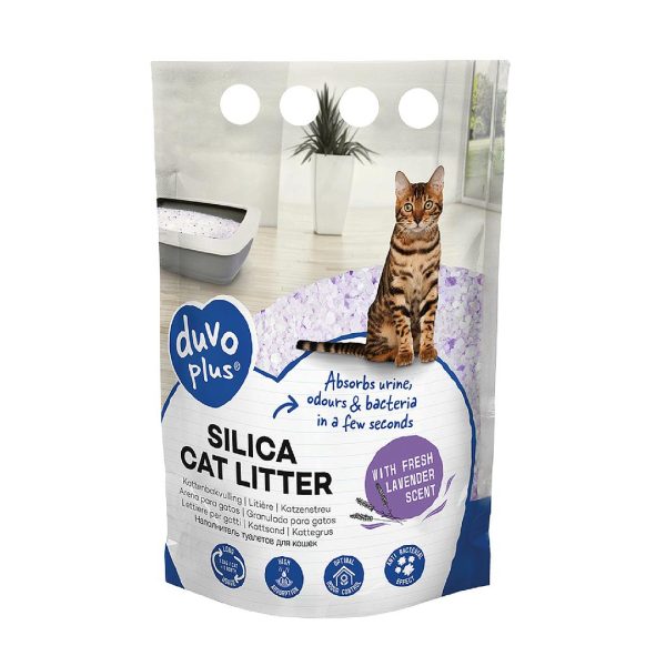 DUVO GEL DE SILICE PREMIUM AROMA LAVANDA 5 LT ( 2,3 KG )