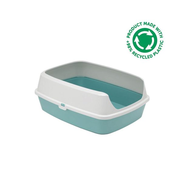 MODERNA RECYCLED BANDEJA MARYLOO CON TAPA LARGE 50 x 38 x 10,8 CM (ACUARELA)