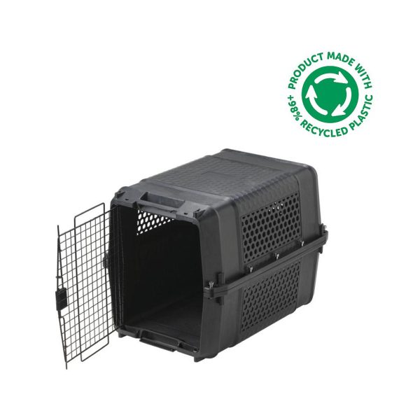 OFERTA MODERNA RECYCLED TRANSPORTIN HOMOLOGADO IATA GATEWAY NEGRO (LARGE - 71,1 x 51,8 x 54,1 CM (MAXIMO RECOMENDADO 22 KG))