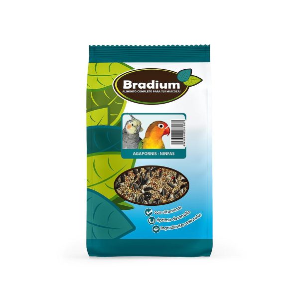 BRADIUM MIXTURA AGAPORNIS Y NINFAS (BOLSA 900 GR APROX)