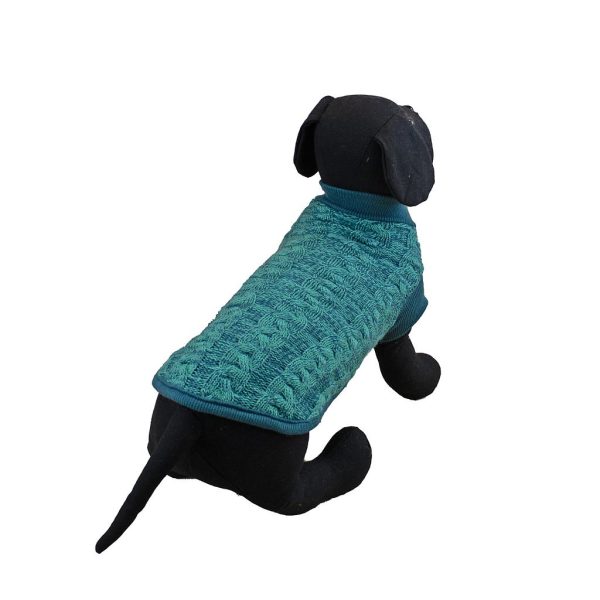 MI&DOG JERSEY TRENZADO TURQUESA (T-30)