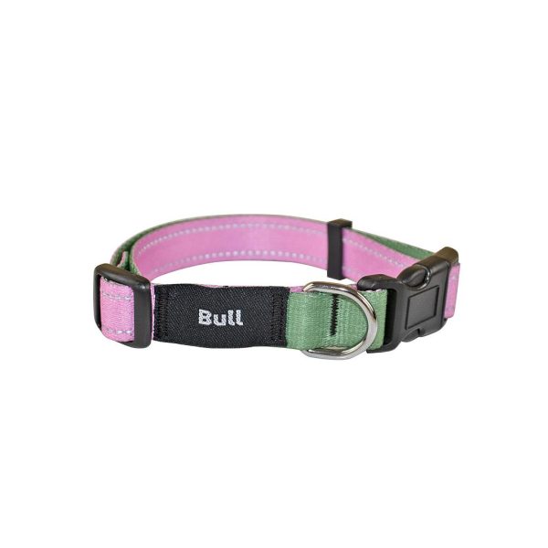 BULL COLLAR REFLECTANTE PINK (T-1 20-35 x 1,5 CM)