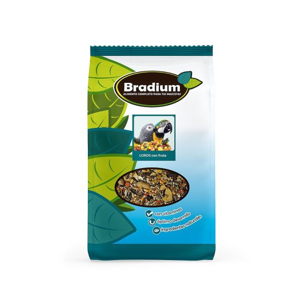 BRADIUM MIXTURA LOROS Y GUACAMAYOS CON FRUTA (BIG 3.500 GR APROX)