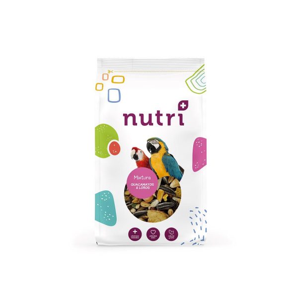 NUTRI+ AVES MIXTURA LOROS Y GUACAMAYOS CON FRUTA (BIG 2.500 GR APROX)